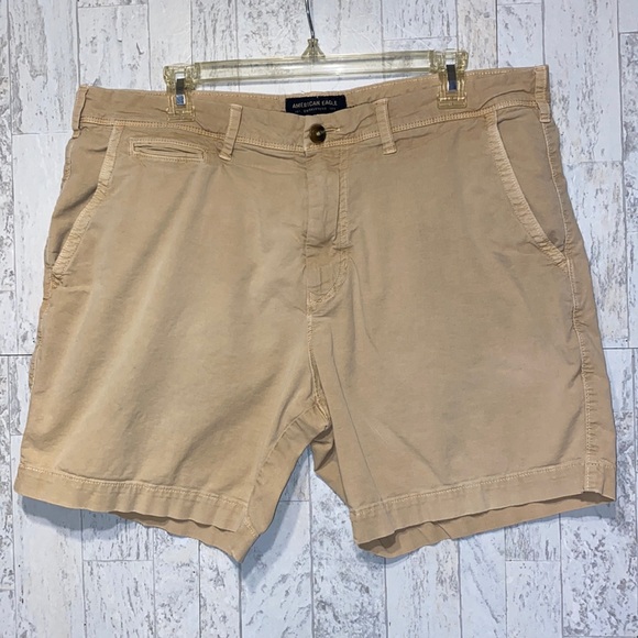 American Eagle outfitters AEO Other - Men’s shorts AEO American Eagle outfitters khaki tan extreme flex size 36W Slim